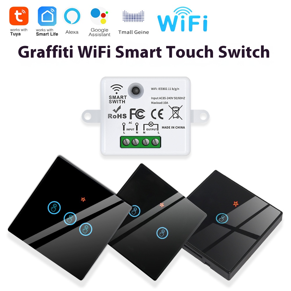 Smart Home Full System - Tuya 스마트 스위치오프 장치는 무선 터치,
