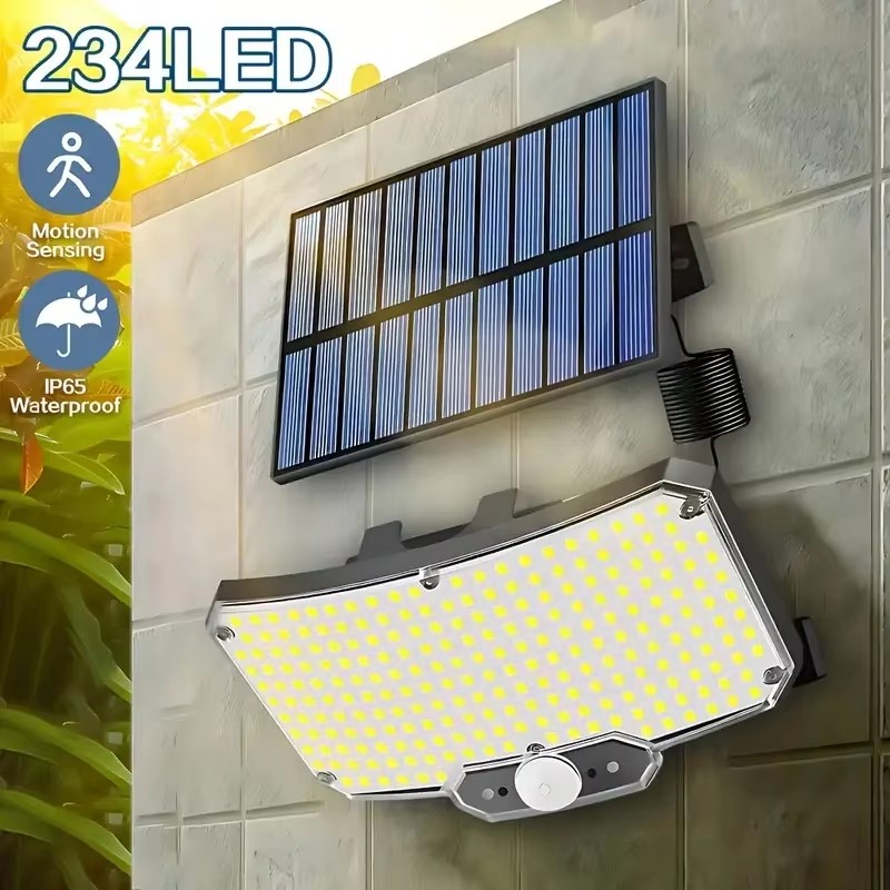 Motion Sensor Light - 234LED 태양광 야외 조명 모션 센서