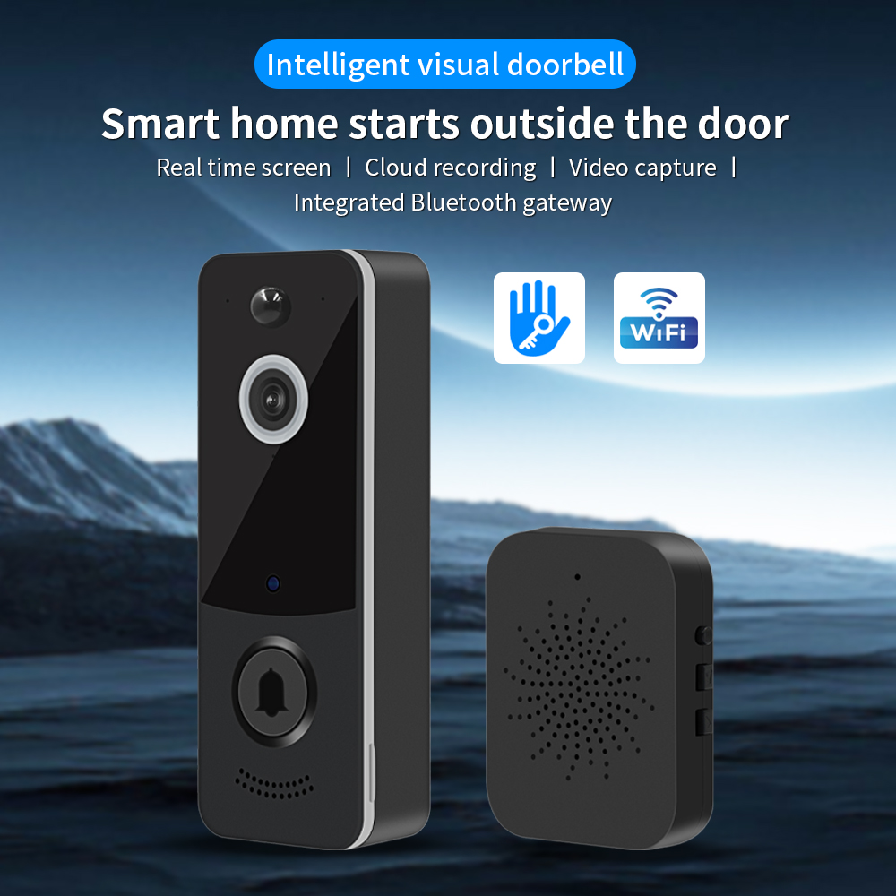 Smart Home Video Doorbell Enhanced Security With Smart Doorbell - 1080P WIFI 비디오 초인종 TTLOCK 앱