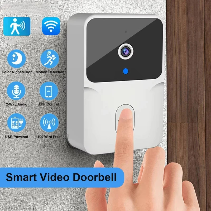 Smart Home Video Doorbell Enhanced Security With Smart Doorbell - 스마트 홈 WiFi 비디오 초인종 무선