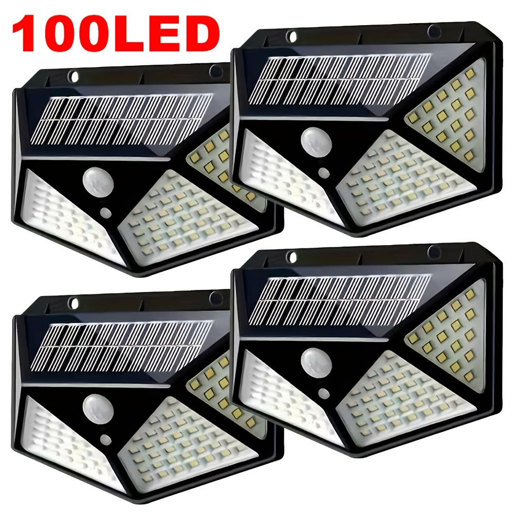 Motion Sensor Light - 100LED 야외 태양광 정원등, 모션 센서