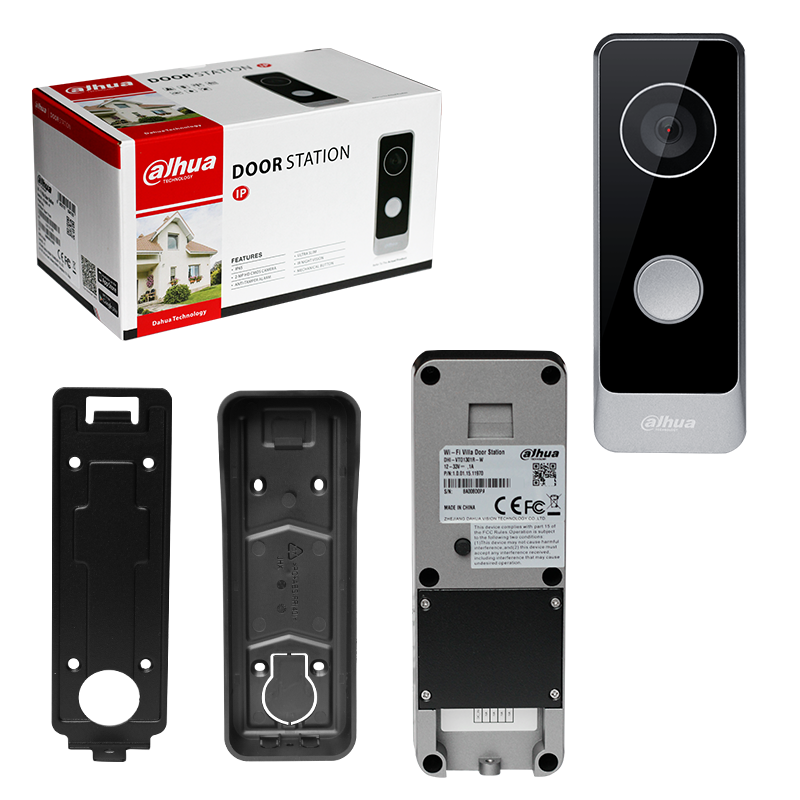Smart Home Video Doorbell Enhanced Security With Smart Doorbell - Dahua VTO1301R-W 1080P 미니 WiFi 비디오