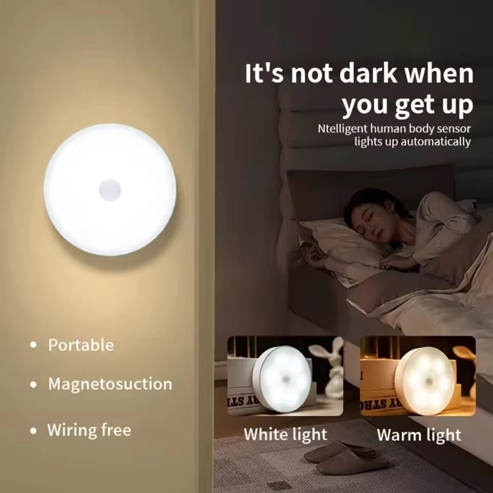 USB 충전식 LED 야간 조명등(스위치 포함), 모션 - Motion Sensor Light 리뷰 및 가격