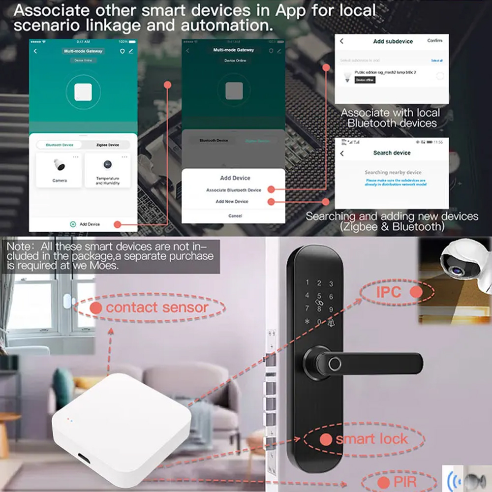 Tuya Zigbee 블루투스 멀티 모드 게이트웨이 허 - Smart Home Hub Matter 리뷰 및 가격