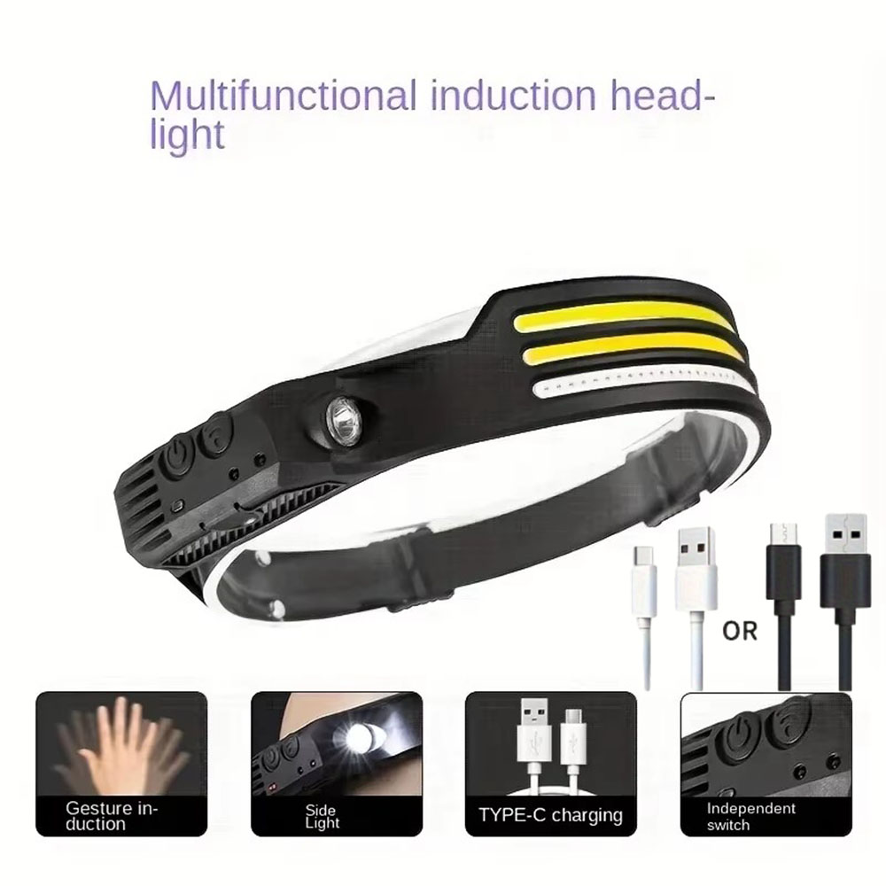 슈퍼 밝은 모션 센서 LED 헤드램프 충전식 헤드라이트 - Motion Sensor Light 리뷰 및 가격