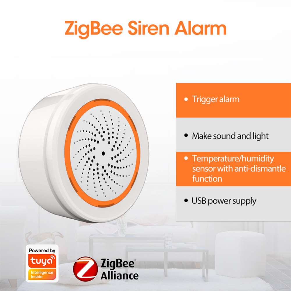 NEO-Tuya Zigbee 사이렌 게이트웨이 내장 사 - Smart Home Market 리뷰 및 가격