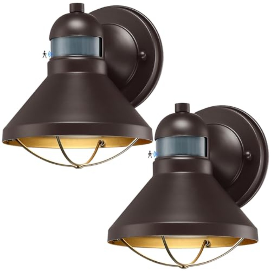 2팩 모션 센서 야외 LED 벽등, 해 질녘부터 새벽까 - Motion Sensor Light 리뷰 및 가격