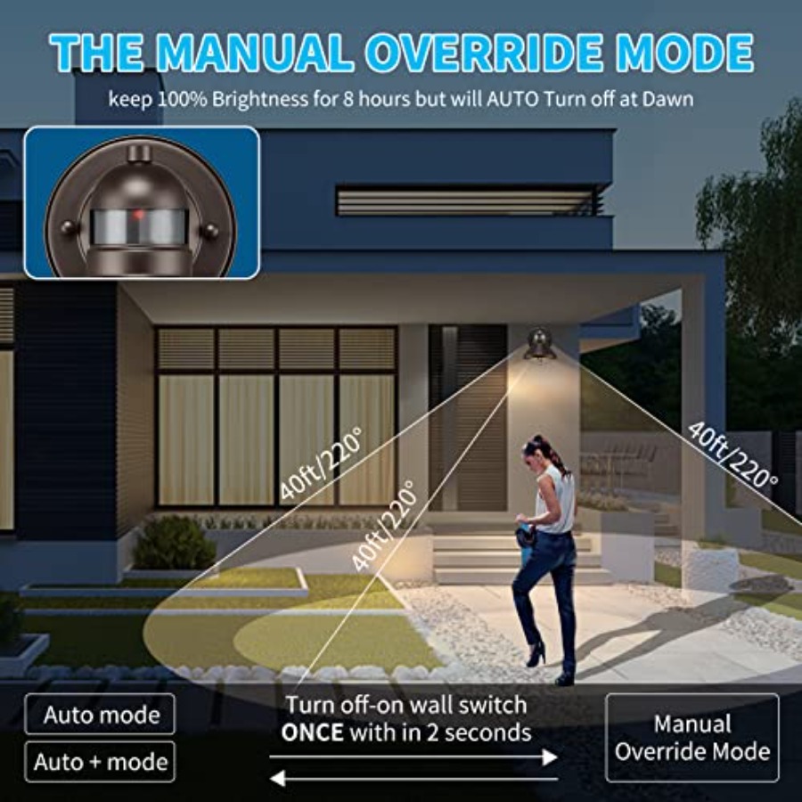 2팩 모션 센서 야외 LED 벽등, 해 질녘부터 새벽까 - Motion Sensor Light 리뷰 및 가격