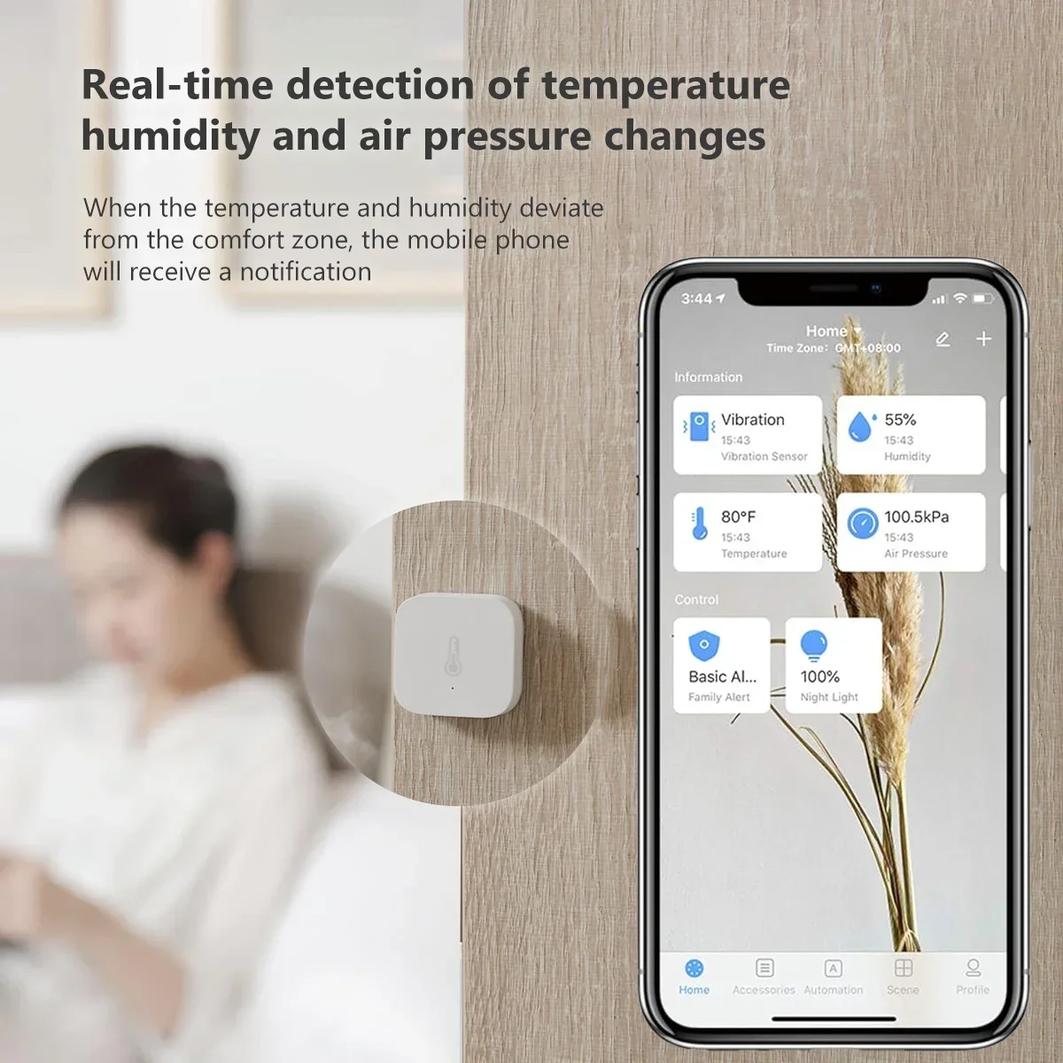 Aqara 온도 센서 Zigbee 스마트 공기질 압력  - Smart Home Hub Matter 리뷰 및 가격