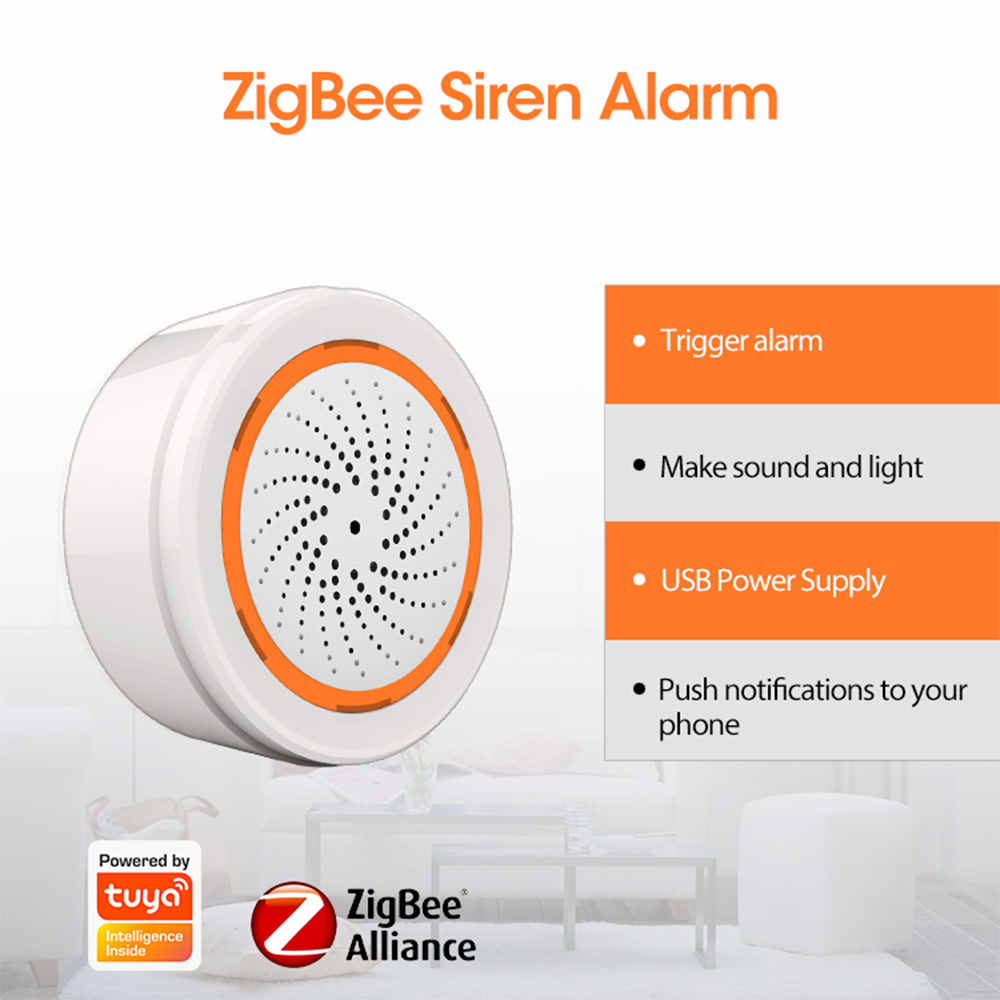 Coolcam Tuya Zigbee 스트로브 경고 기능 - Smart Home Market 리뷰 및 가격