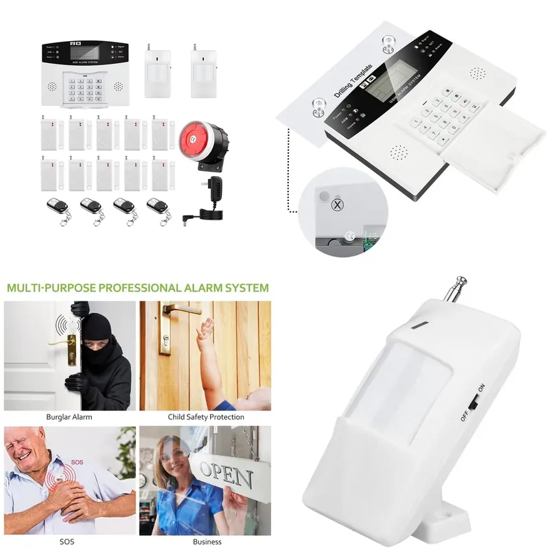주택 도난 경보기 키트 자동 다이얼 120dB 사이렌  - Smart Home Security 리뷰 및 가격