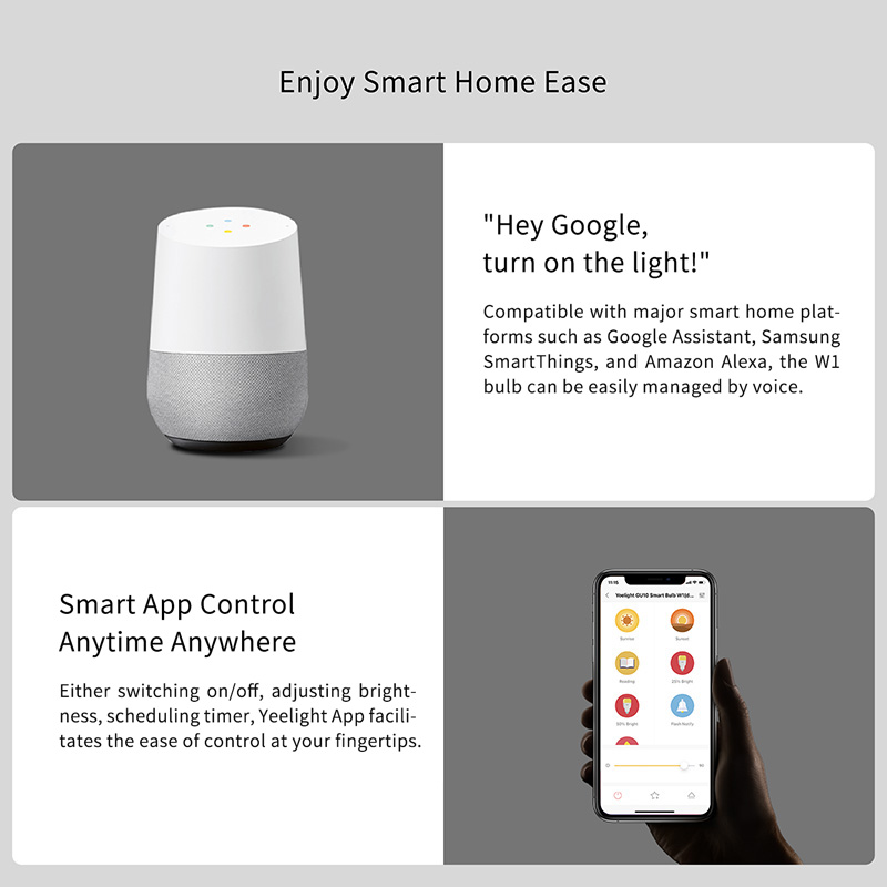 예일라이트 GU10 W1 와이파이 스마트 LED 전구, - Voice Control Light Bulb 리뷰 및 가격