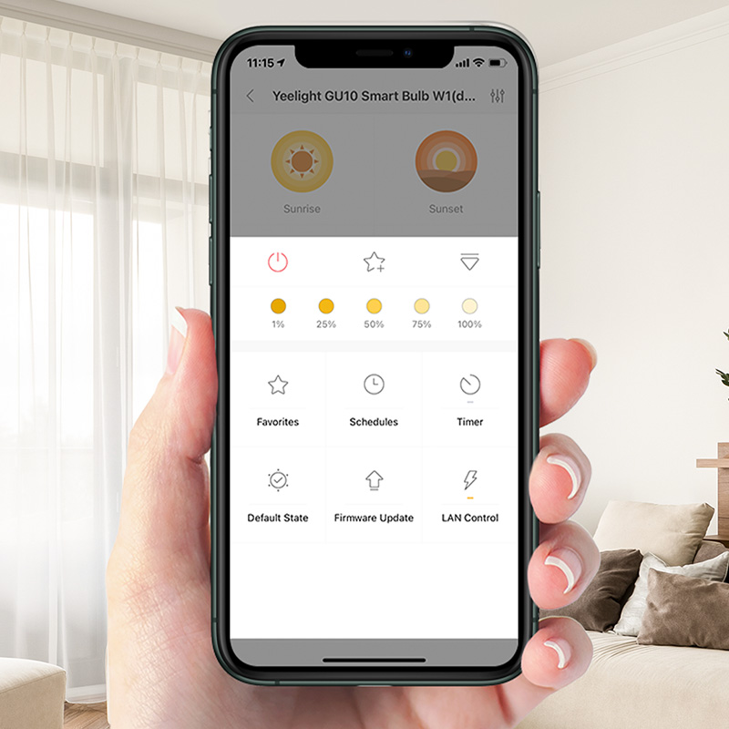 예일라이트 GU10 W1 와이파이 스마트 LED 전구, - Voice Control Light Bulb 리뷰 및 가격