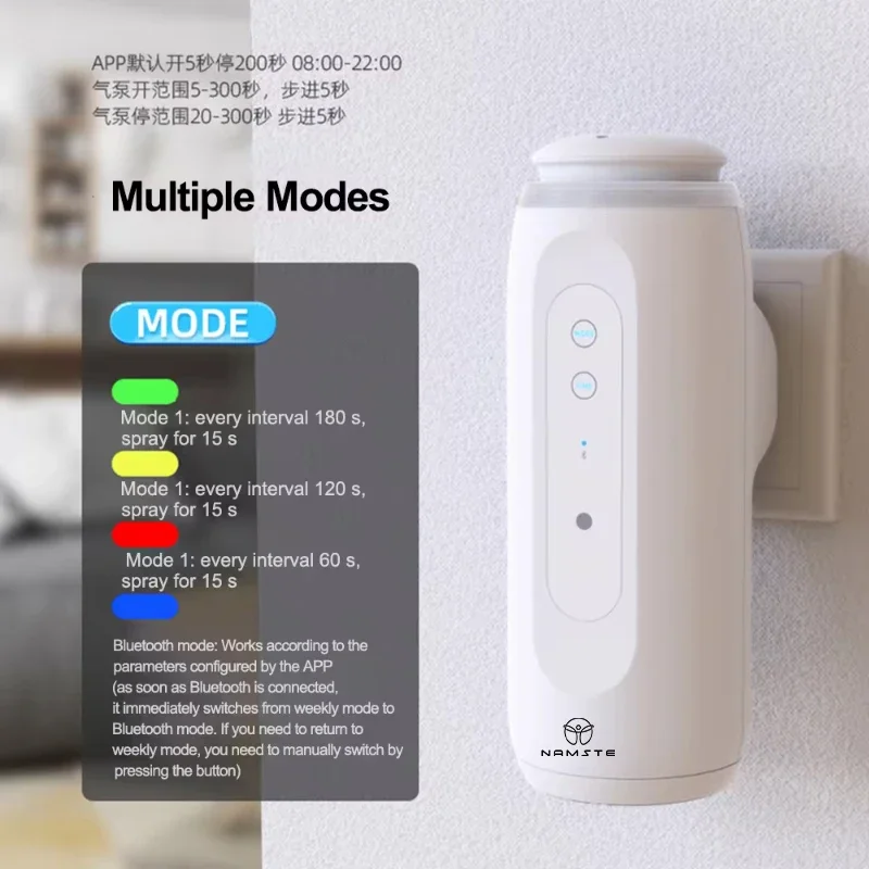 NAMSTE 휴대용 스마트 디퓨저, 블루투스 소켓 스타 - Smart Humidifier 리뷰 및 가격