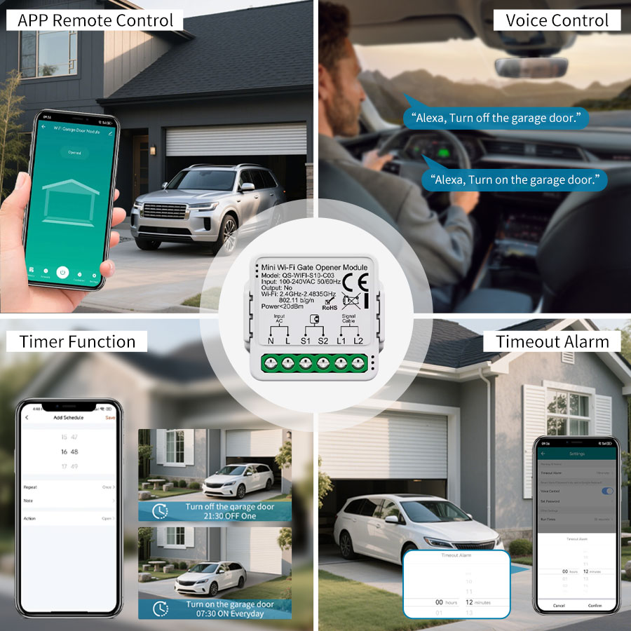 투야 스마트 와이파이 또는 지그비 차고 문 개폐기 컨트 - Smart Home Certification 리뷰 및 가격