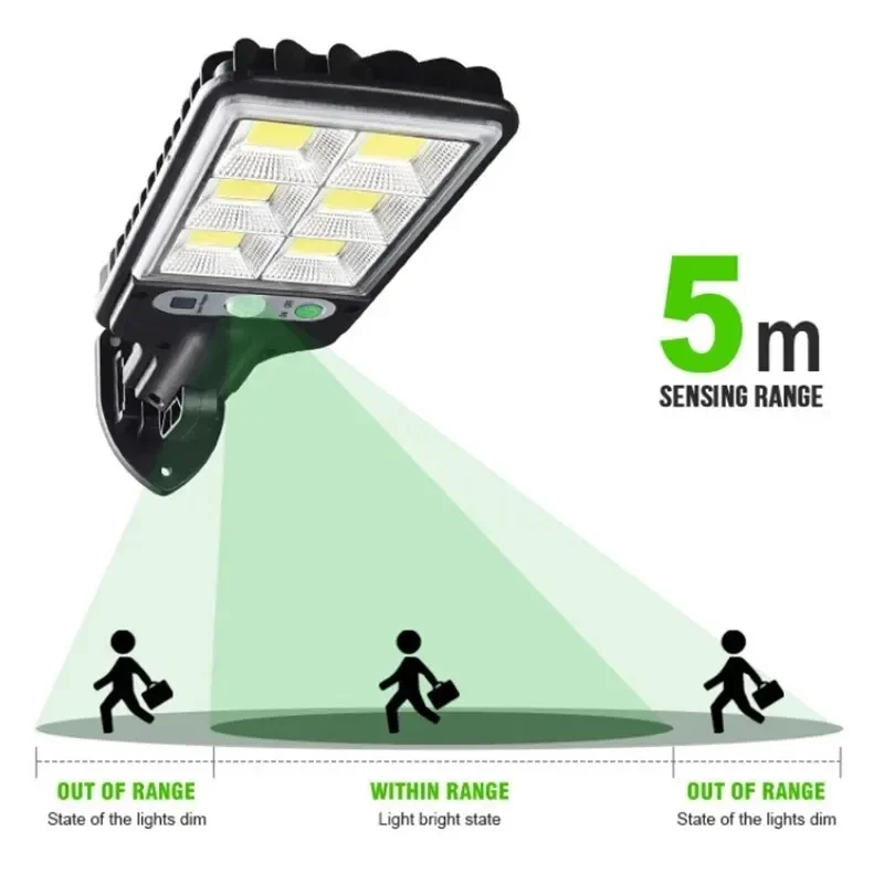 인체감지 센서가 있는 3가지 모드 야외 태양광 정원등, - Motion Sensor Light 리뷰 및 가격