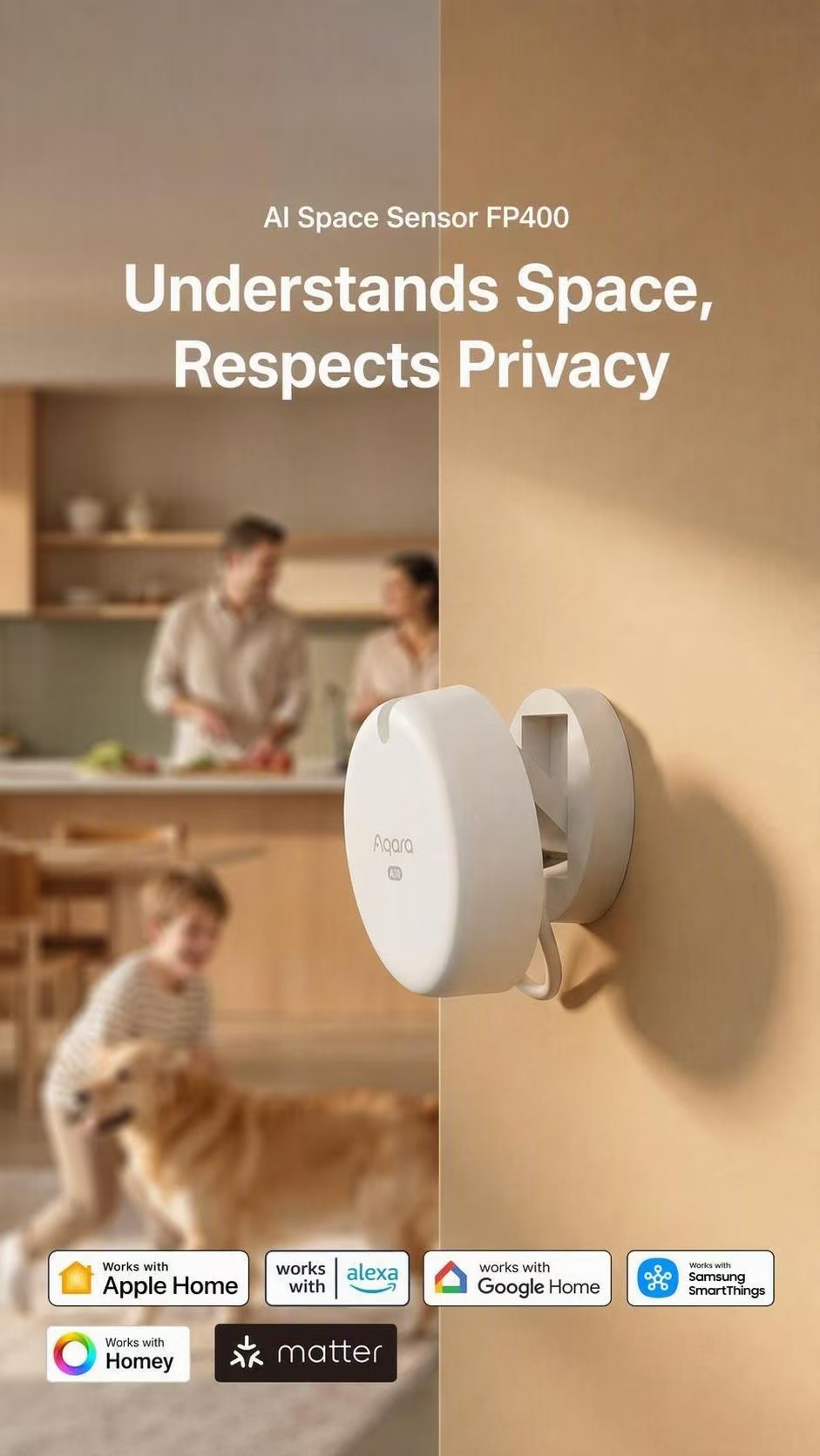 Aqara FP400 AI 밀리미터파 레이더 인체 감지 - Smart Home Hub Matter 리뷰 및 가격