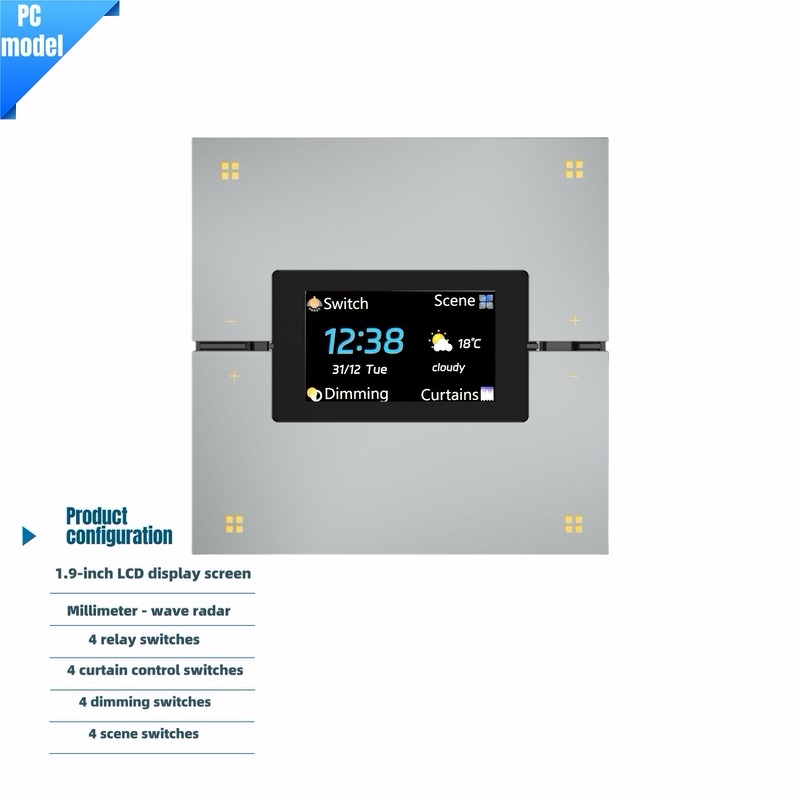 PC 모델 M9Pro Tuya Zigbee 스마트 스위 - Smart Home Zigbee 리뷰 및 가격