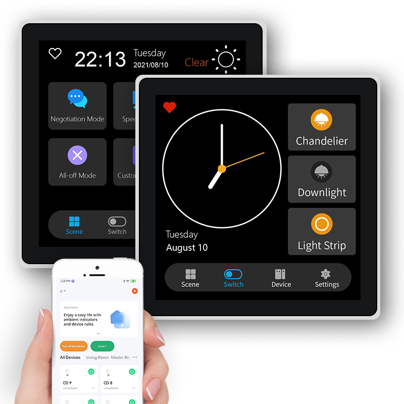 FUERS 4 인치 터치 스크린 다기능 스마트 벽 스위 - Smart Home Gadgets 리뷰 및 가격