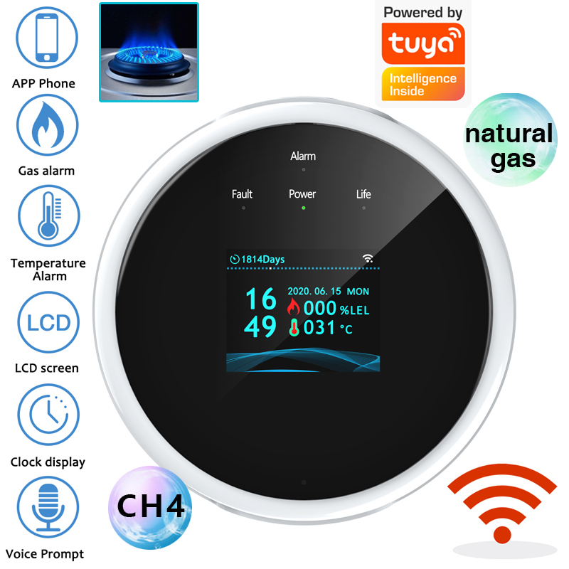 2.4G WiFi 가스 경보 센서 가연성 가스 감지기는 - Smart Home Full System 리뷰 및 가격