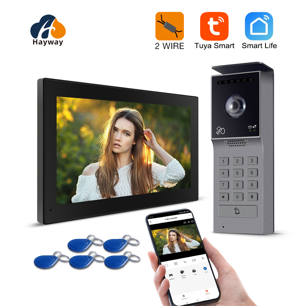 투야 와이파이 스마트 홈 비디오 도어폰 비디오 인터콤  - Smart Home Video Doorbell Enhanced Security With Smart Doorbell 리뷰 및 가격