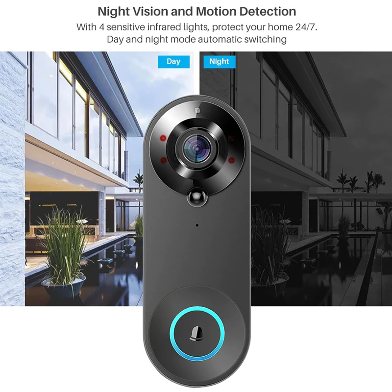 투야 비디오 초인종 카메라 1080P WiFi 도어벨  - Smart Home Video Doorbell Enhanced Security With Smart Doorbell 리뷰 및 가격