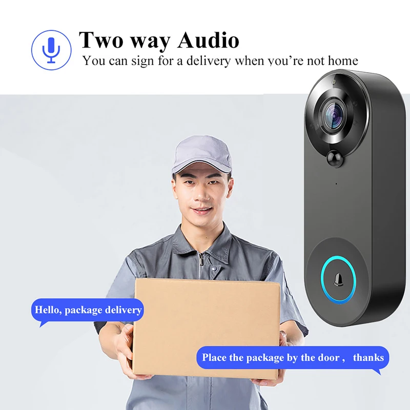 투야 비디오 초인종 카메라 1080P WiFi 도어벨  - Smart Home Video Doorbell Enhanced Security With Smart Doorbell 리뷰 및 가격