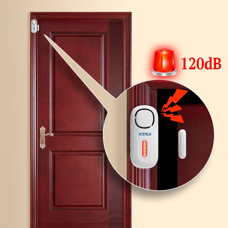 KERUI 120DB 무선 도어/창 항목 보안 도난 감 - Smart Home Full System 리뷰 및 가격
