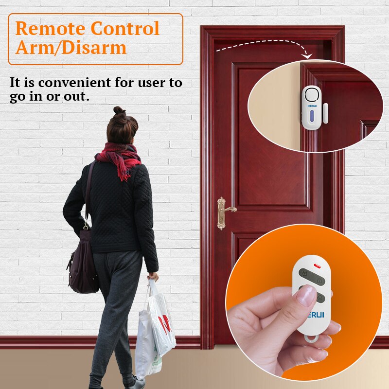 KERUI 120DB 무선 도어/창 항목 보안 도난 감 - Smart Home Full System 리뷰 및 가격