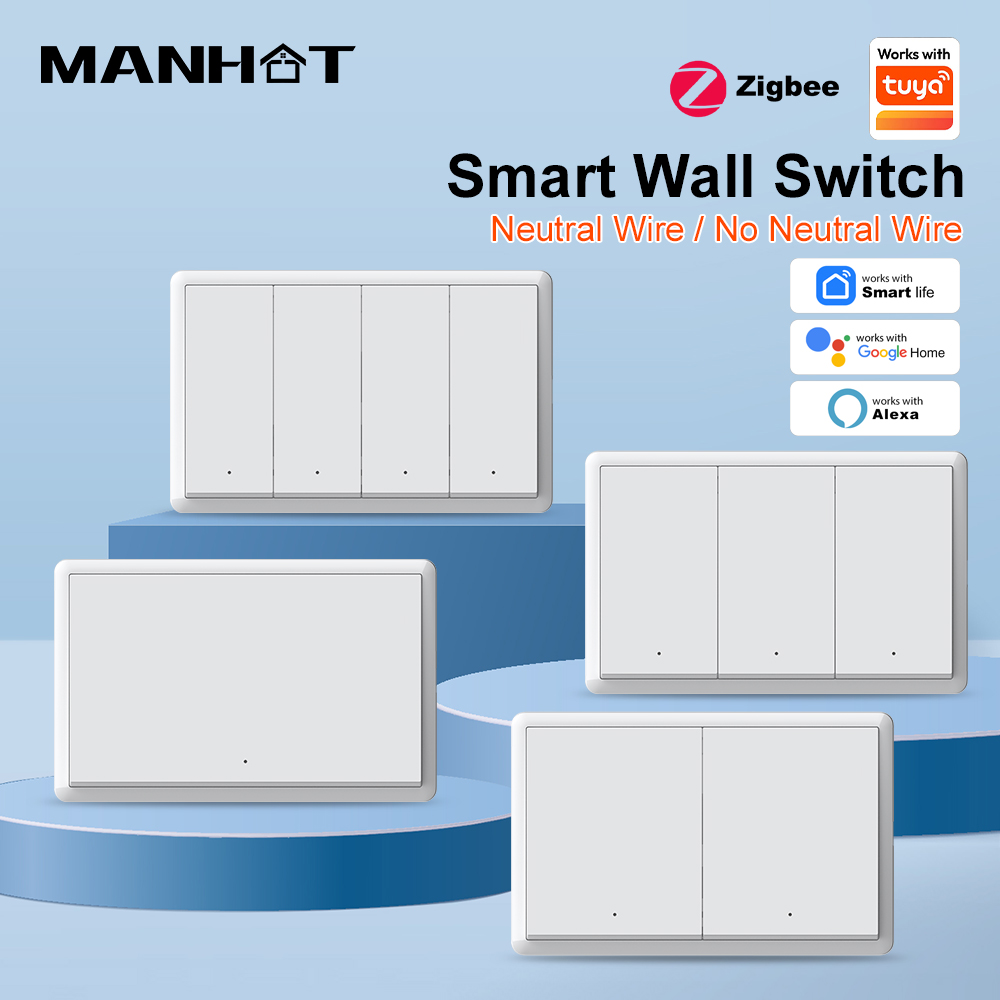 MANHOT ZigBee3.0 스마트 스위치 중성선 없 - Smart Home Ikea 리뷰 및 가격