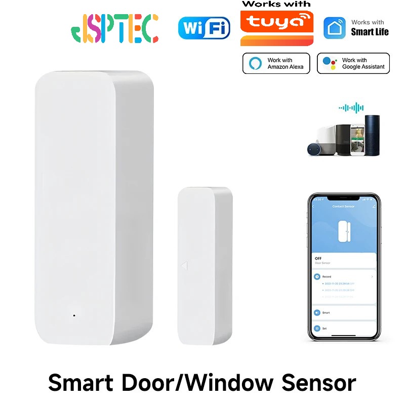Tuya WiFi 스마트 도어 센서 도어 개방형 폐쇄  - Smart Home Full System 리뷰 및 가격