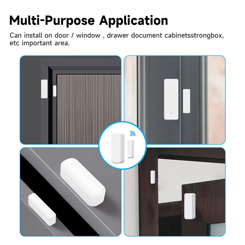 Tuya WiFi 스마트 도어 센서 도어 개방형 폐쇄  - Smart Home Full System 리뷰 및 가격