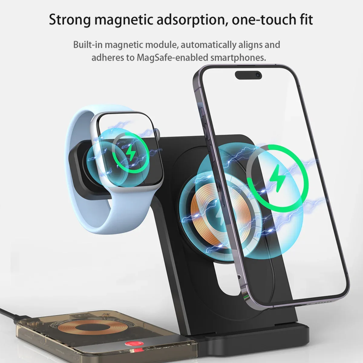 15W MagSafe 호환 무선 충전 스탠드 - 아이폰 - Smart Home Security 리뷰 및 가격